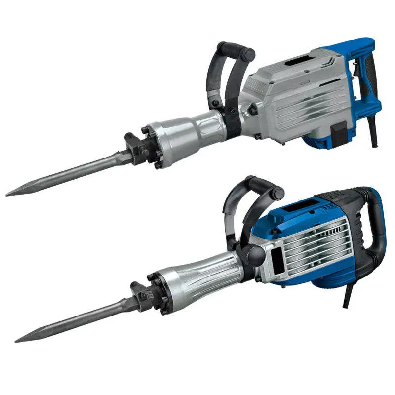 Power Tools For Construction Work - 1500W電動コンクリートブレーカー、工業用グレードのヘビーデューティー解体ハンマードリル、建設作業用強力モーターツール