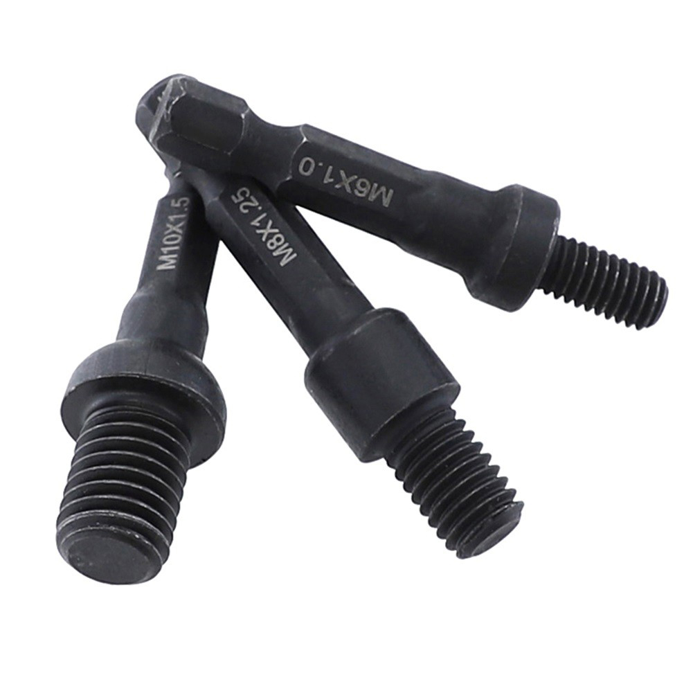 Power Tools Online - 3 個ソケットアダプター M6/M8/M10 Cr-Mo セルフタッピングソケットインサートナット用ハンガーボルト電気ドリル用パワーレンチツールパーツ