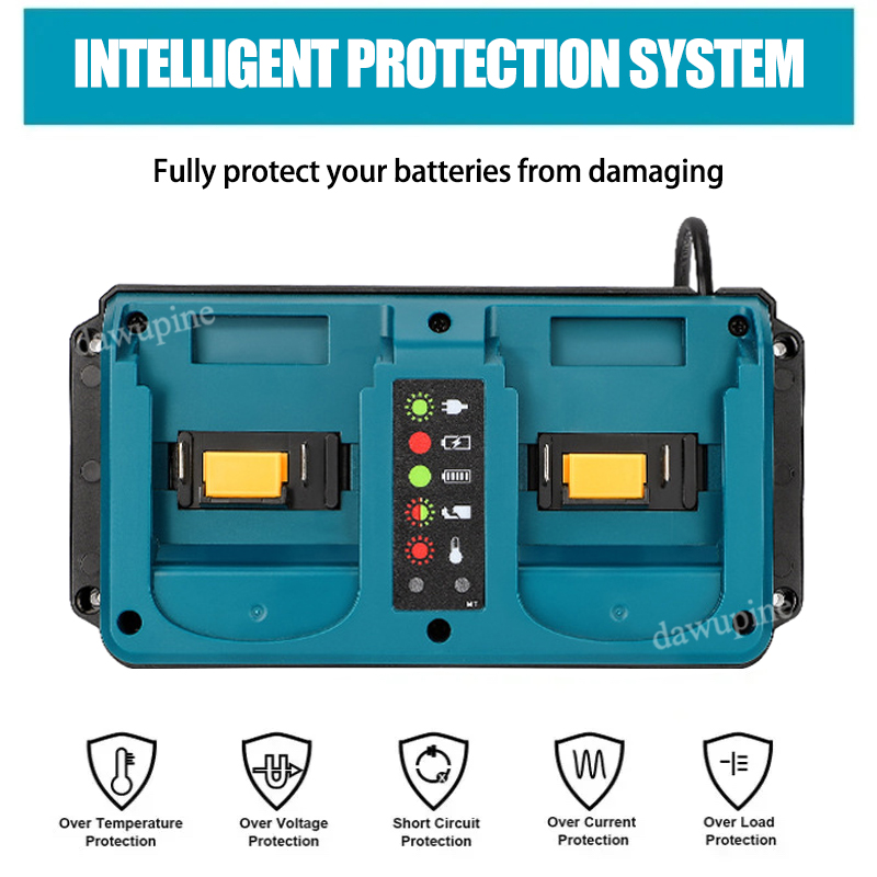 Power Tools Book - マキタ18Vリチウムバッテリーケースパック用電動工具部品 BL1830 BL1860 充電器 DC18RC DC18RD