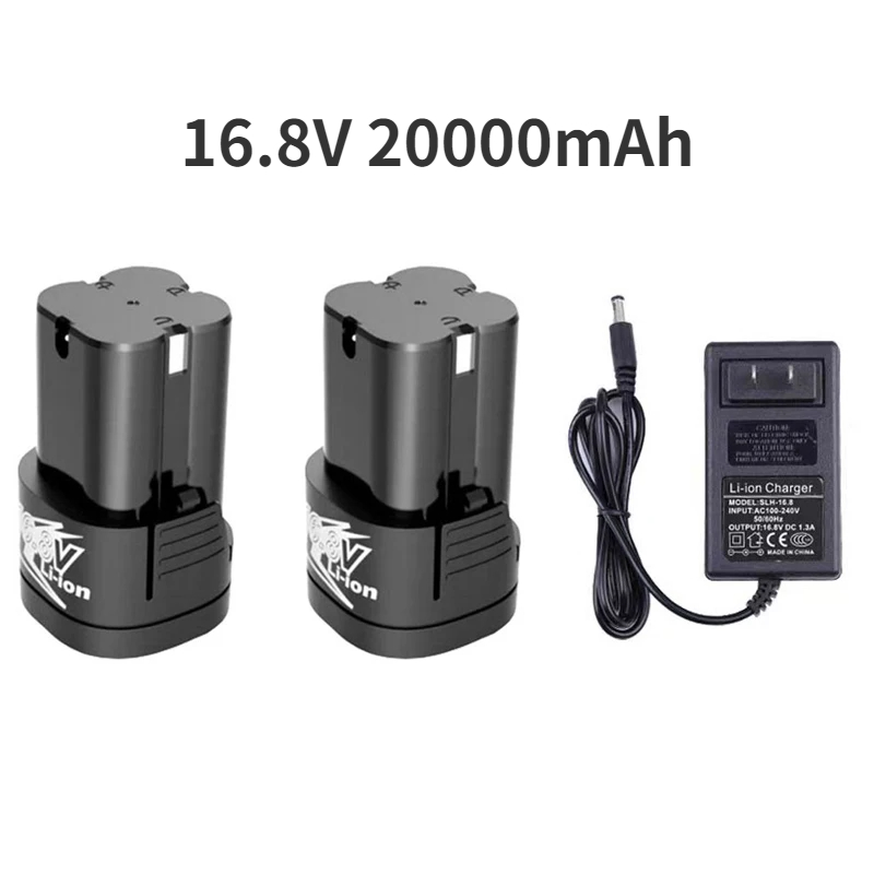 Power Tools Online - 20000mAh 16.8V リチウムリチウムイオン充電式バッテリーコードレスドライバー電気ドリルミニアングルグラインダー電動工具用