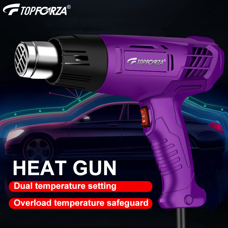 Heat Gun Variable - ミニ工業用ヒートガン、1200W デュアル温度調節機能付き 300 ° C/600 °