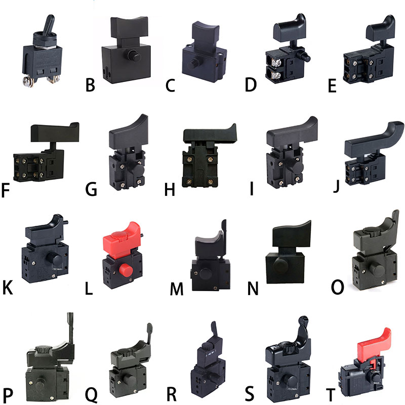 Power Tools Online - ミニチュア電動工具スイッチ速度制御トリガーボタンアングルグラインダー電動ハンマーインパクトドリル機器アクセサリー