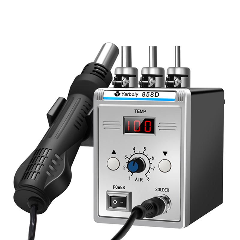 Heat Gun Variable - ホットエアガン 858D BGA リワークはんだステーションヒートガン 220V 700