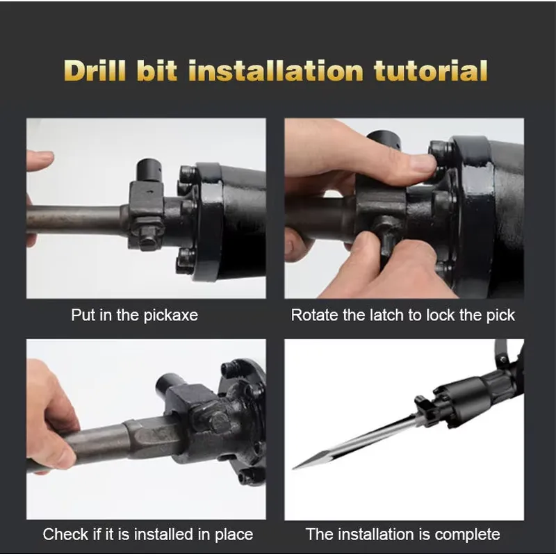 1500W電動コンクリートブレーカー、工業用グレードのヘビー - Power Tools For Construction Work のレビューと価格