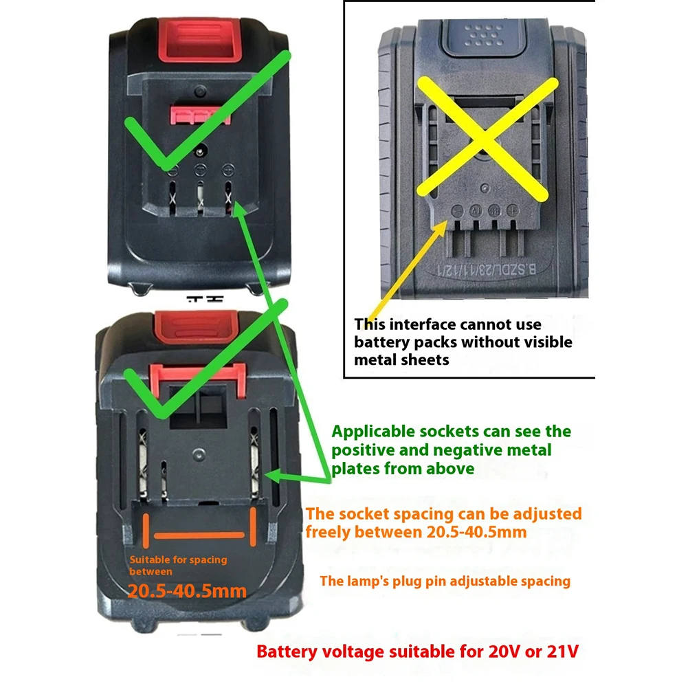 21V 電動工具リチウム電池複数のユニバーサル LED 作業 - Power Tools For Construction Work のレビューと価格
