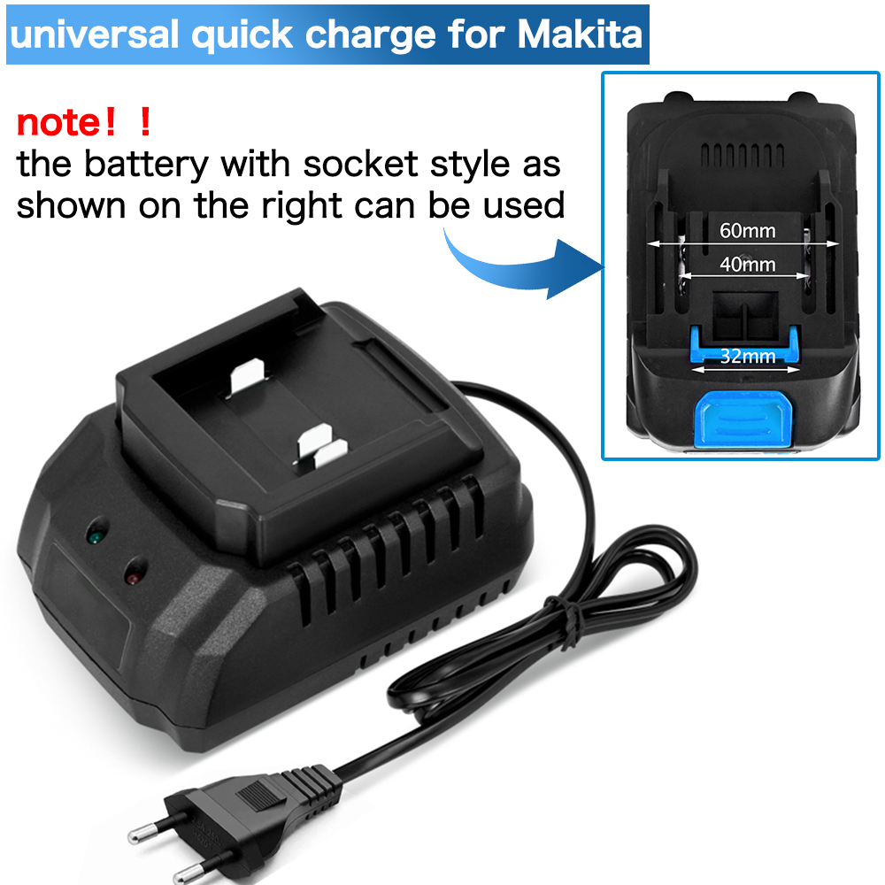 充電器 EU/US/UK プラグ 18V 21V モデル用リ - Power Tools Uk のレビューと価格
