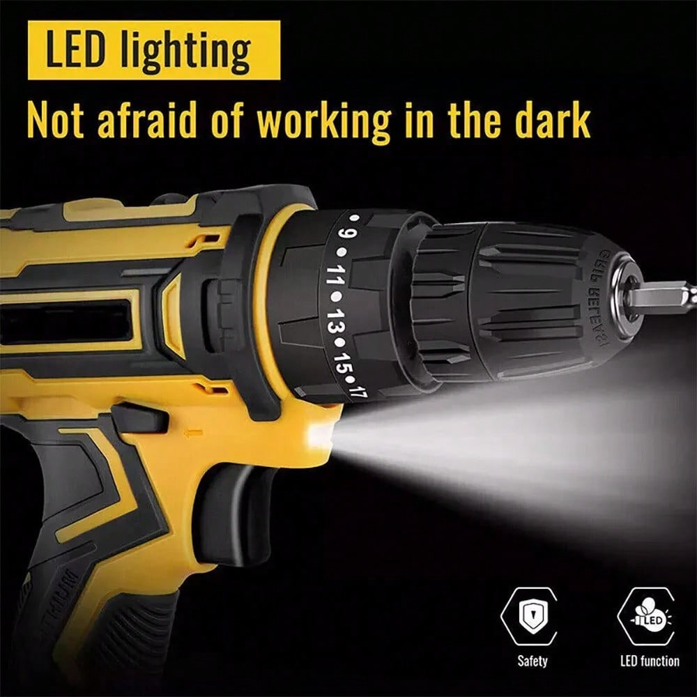 コードレスブラシレスインパクトドライバー＆ハンマードリルコン - Power Tools For Construction Work のレビューと価格