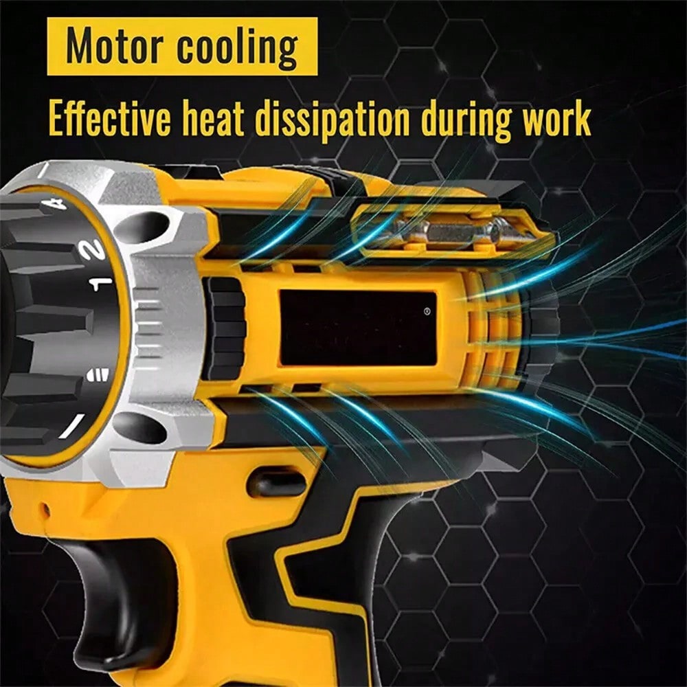 コードレスブラシレスインパクトドライバー＆ハンマードリルコン - Power Tools For Construction Work のレビューと価格