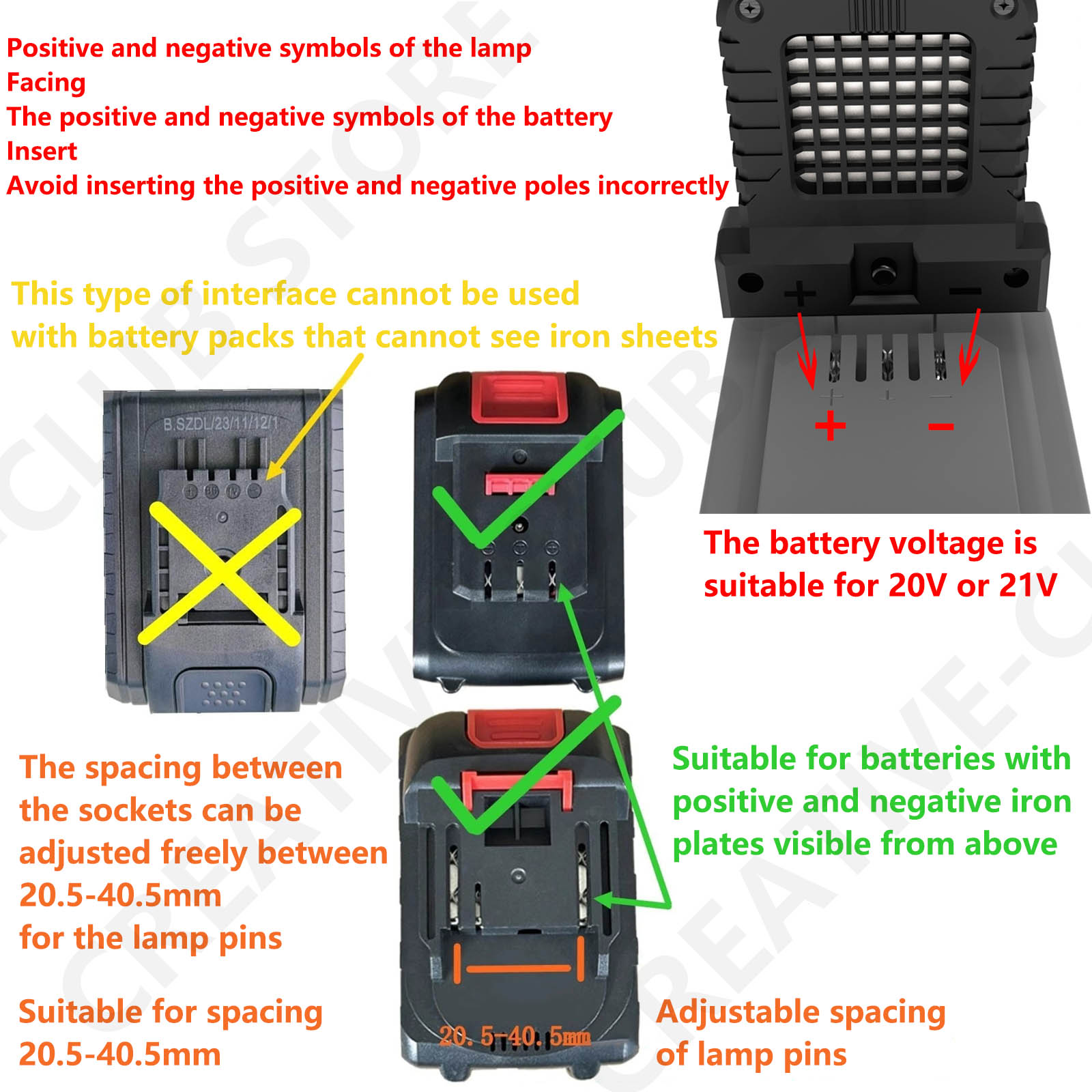 LED モジュールキャンプランプ LED ワークライト 20 - Power Tools For Construction Work のレビューと価格