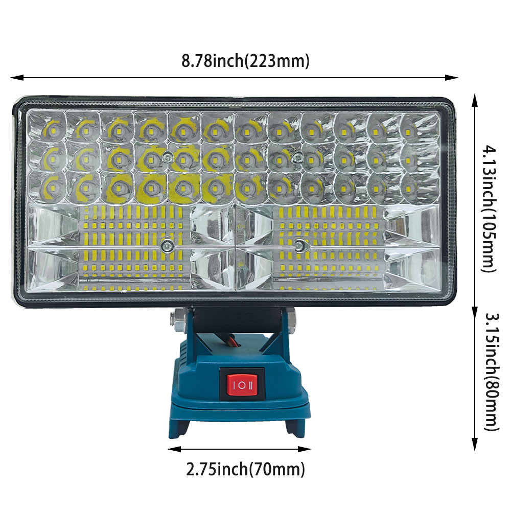 マキタ 18V リチウム電池建設作業ライトハンドヘルド LE - Power Tools For Construction Work のレビューと価格