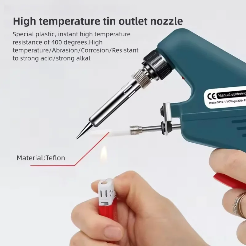 温度調節可能なはんだごて 220V 60W 自動送錫式ハンド - Heat Gun Variable のレビューと価格