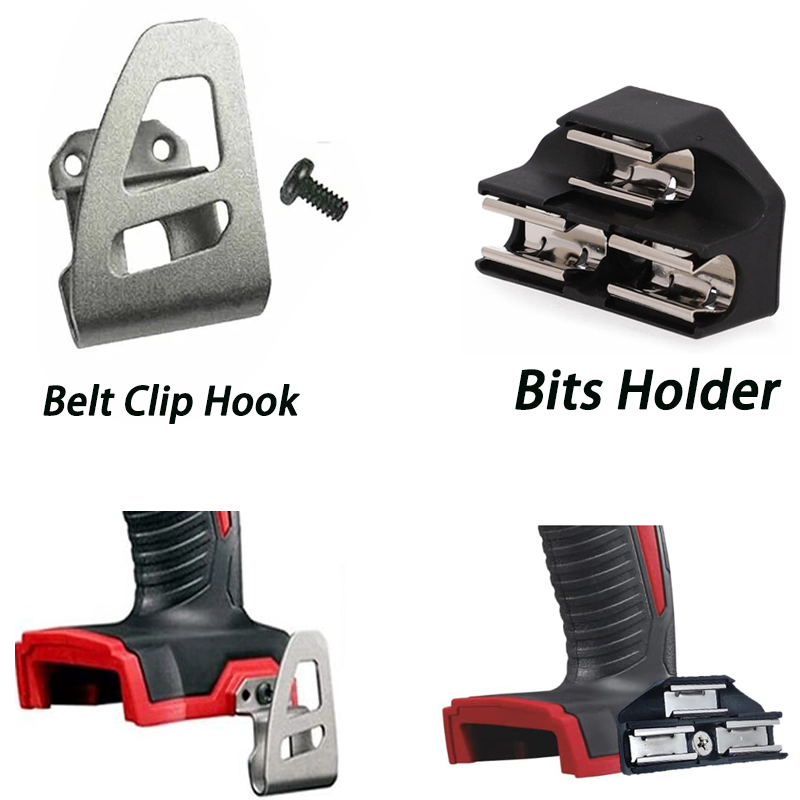 ビットホルダーとベルトクリップフックキットミルウォーキー 1 - Power Tools Book のレビューと価格