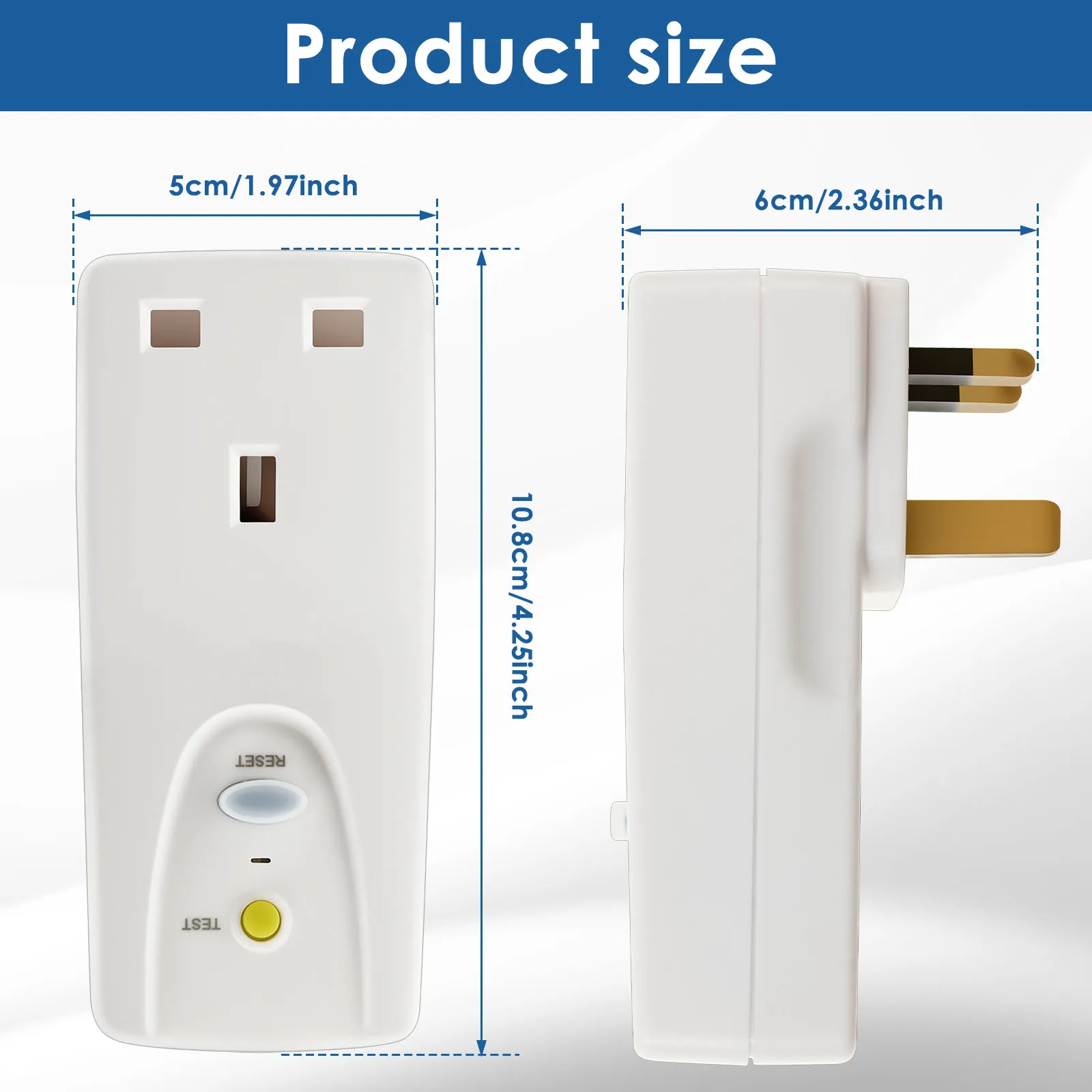 RCD プラグ安全 RCD アダプター英国漏電保護ポータブル - Power Tools Uk のレビューと価格
