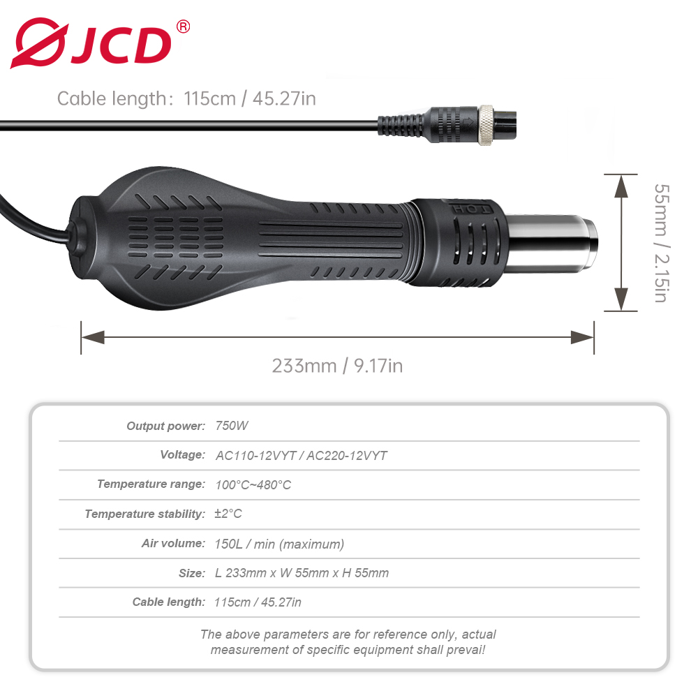 Jcd熱風はんだ付けステーション,溶接ツール,700w,22 - Heat Gun Variable のレビューと価格