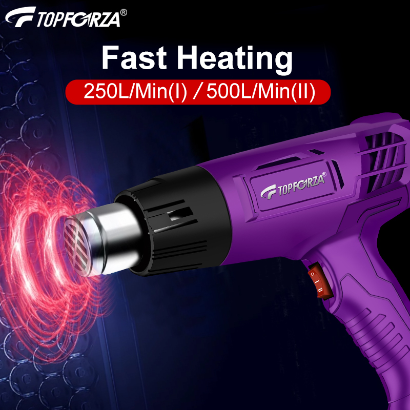 ミニ工業用ヒートガン、1200W デュアル温度調節機能付き  - Heat Gun Variable のレビューと価格