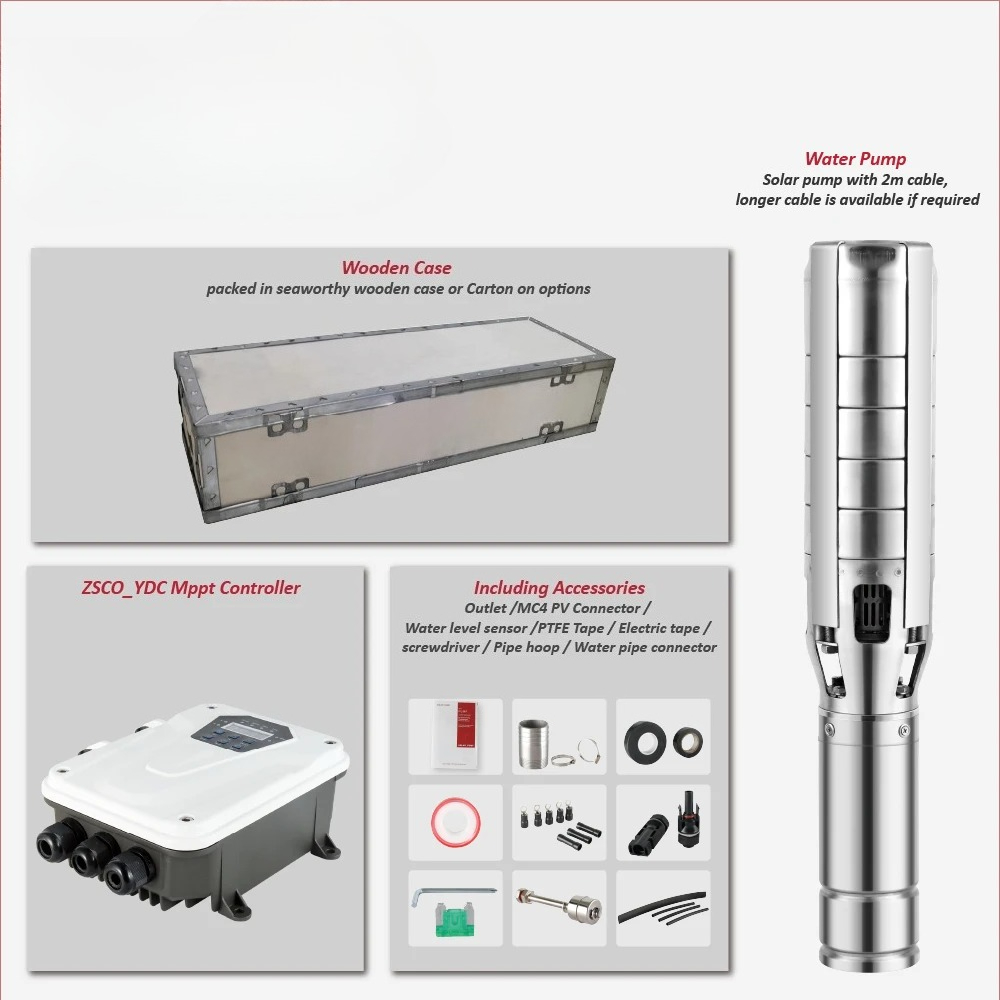 6インチソーラーウォーターポンプ、304ステンレス鋼インペラ - Power Tools Manufacturers In China のレビューと価格