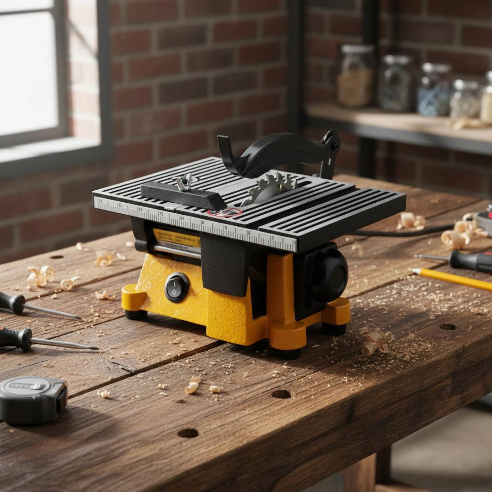 ミニテーブルソー ポータブルミニチュアベンチソー切断機 低騒 - Power Tools Workshop のレビューと価格