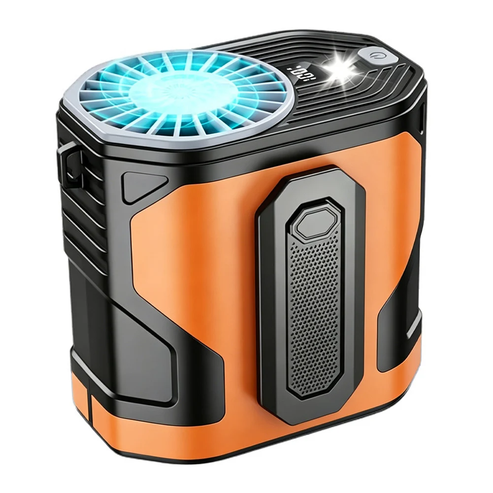 ポータブル USB ウエストネックファン 23C 冷却金属ハ - Power Tools For Construction Work のレビューと価格