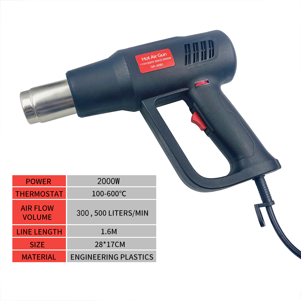 LEFAVOR 2000W電動ホットエアガン 220V 工業 - Heat Gun Variable のレビューと価格